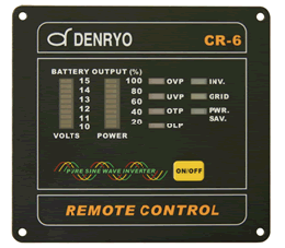 【DENRYO・インバーター】インバーター用リモートコントローラー(CR-6-12)